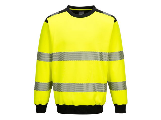 PORTWEST® Varselsweatshirt PW379 Hi-Vis Kl 2/3 2XL | Arbetskläder - Varselkläder - Varseltröjor | Kontorsexperten