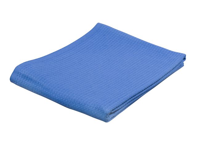 Våffelväv, 100 % bomull, 80 x 100 cm, blå | Skola och förskola - Hobbymaterial - Väv | Kontorsexperten