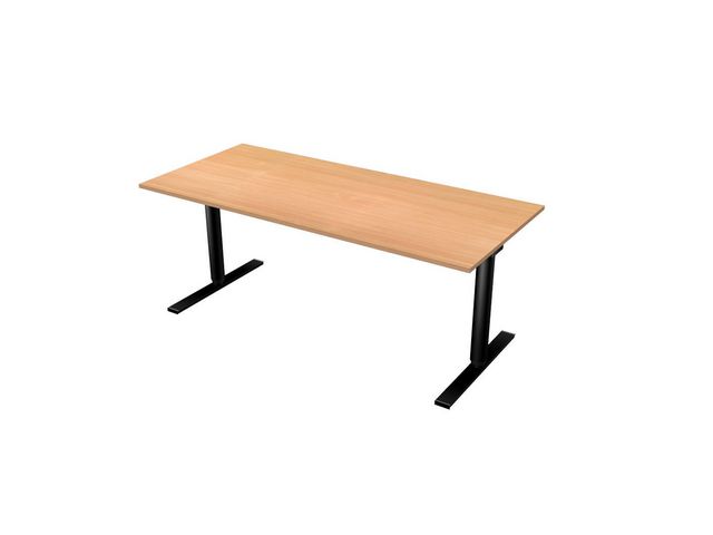 LANAB DESIGN Skrivbord El 180x80cm boklaminat/svart