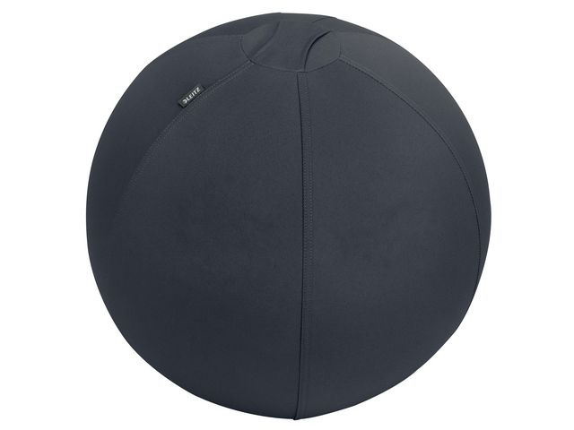 Produktfoto för Leitz Ergo Active - Bollstol - ergonomisk - fabric cover - mörkgrå