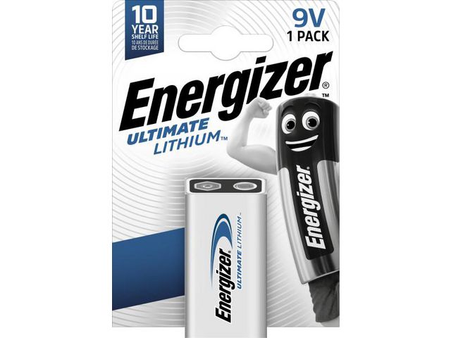 ENERGIZER Batteri Ultimate E 9,0 V | Kontorsmaskiner - Batterier - E/9V | Kontorsexperten