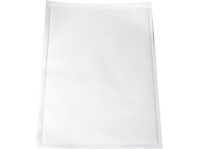 Plastfodral självhäftande öppen långs. A4 0,18 | Kontorsmaterial - Mappar och plastfickor - Plastfodral | Kontorsexperten