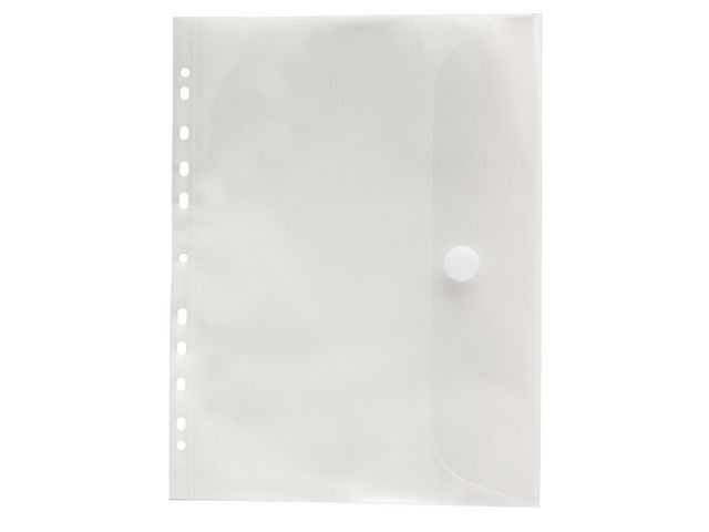 Plastficka, A4, stansad, polypropylen, skrovlig, 11 hål, genomskinlig 25/fp | Kontorsmaterial - Mappar och plastfickor - Mappar övriga | Kontorsexperten