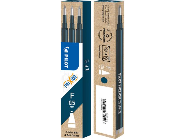 Pilot Refill Frixion 0,5mm sv.blå 3/fp | Kontorsmaterial - Pennor - Pennpatroner | Kontorsexperten