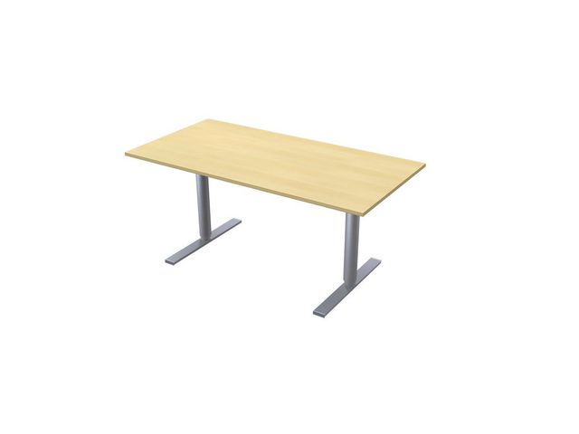 LANAB DESIGN Skrivbord El 160x80cm björklaminat/grå | Kontorsmöbler och inredning - Bord och hurtsar - Skrivbord - Höj/sänkbar | Kontorsexperten