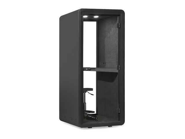 LANAB DESIGN Silento Pod Solo Antracit Mörkgrå | Kontorsmöbler och inredning - Skärmar - Golvskärmar | Kontorsexperten