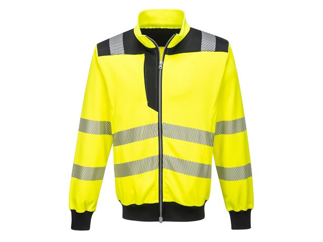 PORTWEST® Ziptröja varsel PW370 Hi-Vis Kl 2/3 L | Arbetskläder - Varselkläder - Varseltröjor | Kontorsexperten