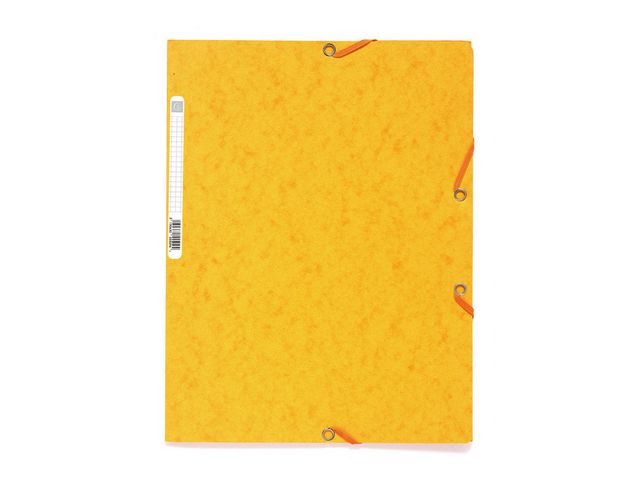 Exacompta Gummibandsmapp 3-klaff Nature Future® A4, 250 ark, 240 x 320 mm, presspan, gul | Kontorsmaterial - Mappar och plastfickor - Gummibandsmappar 3-klaff - Kartong | Kontorsexperten