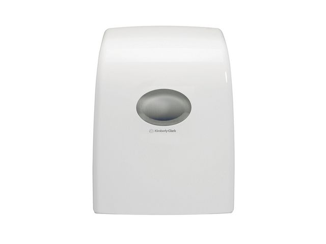 Aquarius (Kimberly-Clark) Dispenser för rullmatade handdukar vit | Städ och hygien - Toalettpapper och torkpapper - System - Kimberly Clark | Kontorsexperten