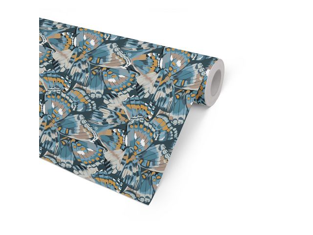 HEDLUNDS OF SWEDEN Presentpapper 57cmx154m Bluewings | Emballage och lagerutrustning - Presentinslagning - Presentpapper och Julpapper | Kontorsexperten