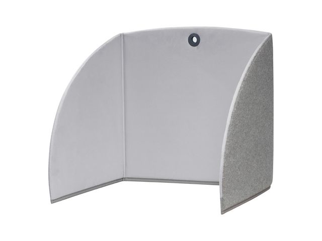 Matting Bordsskärm 58 cm, grå | Skolmöbler och inredning - Ljudabsorbenter - Bordskärmar | Kontorsexperten