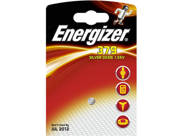 ENERGIZER Batteri Silveroxid 379 | Kontorsmaskiner - Batterier - Knappcellsbatterier | Kontorsexperten