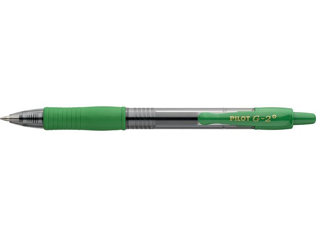 PILOT Gelpenna G-2 Plus 0,7 grön | Kontorsmaterial - Pennor - Gelpennor | Kontorsexperten