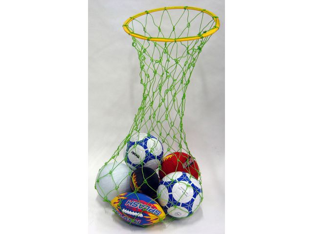 Bollpåse med ring, slitstark, robust | Skola och förskola - Idrott, hälsa och rörelse - Förvaring, verktyg och tillbehör | Kontorsexperten