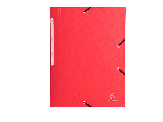 Exacompta Gummibandsmapp 3-klaff Scotten Nature Future® A4, 240 x 320mm, presspan, röd | Kontorsmaterial - Mappar och plastfickor - Gummibandsmappar 3-klaff - Kartong | Kontorsexperten