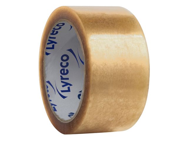 LYRECO Packtejp PP 50mmx66m klar 6/fp | Emballage och lagerutrustning - Packtejper - Packtejp PP | Kontorsexperten