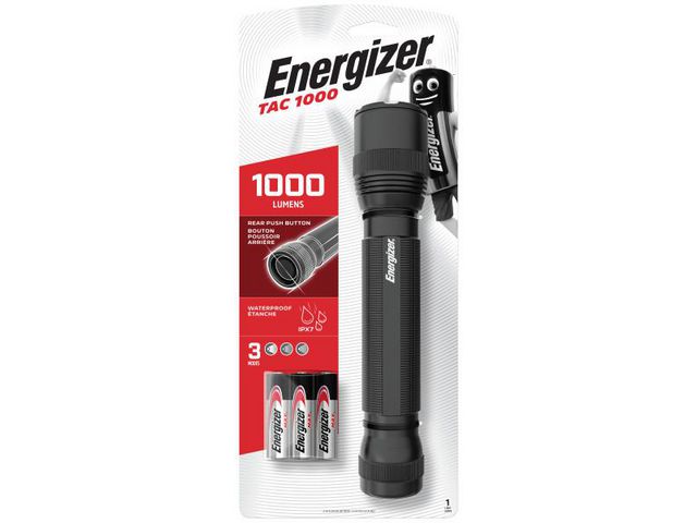 ENERGIZER Ficklampa Tactical 1000 lumen | Skyddsutrustning - Fick- och pannlampor - Ficklampor | Kontorsexperten