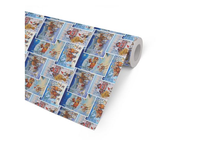 HEDLUNDS OF SWEDEN Julpapper 57cmx154m Tomtebestyr | Emballage och lagerutrustning - Presentinslagning - Presentpapper och Julpapper | Kontorsexperten