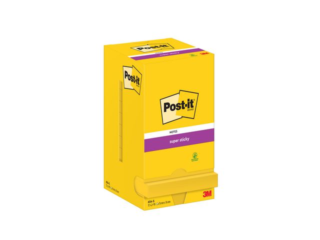 Post-it® Notes SS 76x76mm neongul | Kontorsmaterial - Notes och Post-It - Notes - Extra sticky | Kontorsexperten