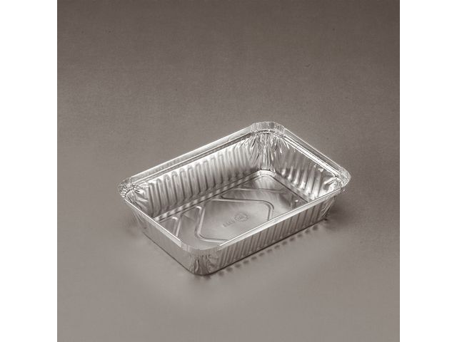 Matbehållare i aluminiumfolie, 890ml, 207 x 141mm 1000/fp | Kök och servering - Matförvaring - Aluminiumformar | Kontorsexperten
