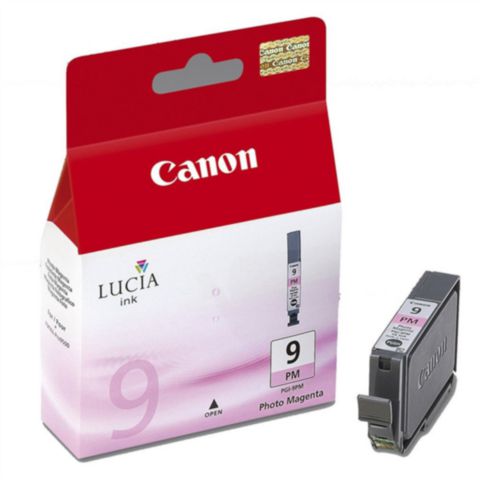 Produktfoto för Canon Bläckpatron, 9PM, fotomagenta, singelförpackning, 1039B001