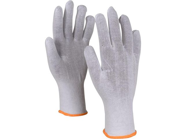 ABENA Textilhandske med resår 8 12/fp | Skyddsutrustning - Skyddshandskar - Textilhandskar | Kontorsexperten