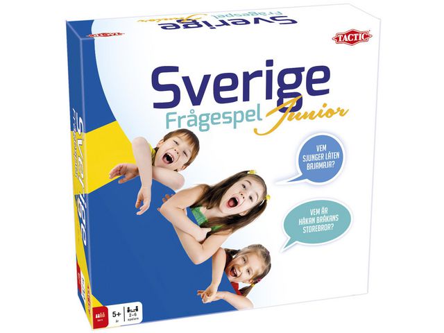 TACTIC Frågespel Sverige från 8 år | Skola och förskola - Lekmaterial - Spel - Från 7 - 9 år | Kontorsexperten