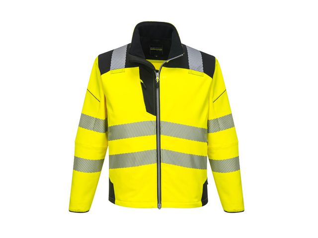 PORTWEST® Varselsoftshell T402 Hi-Vi Kl 2/3 3XL | Arbetskläder - Varselkläder - Varseljackor | Kontorsexperten
