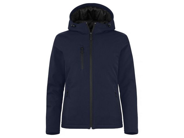 CLIQUE Softshelljacka dam marinblå 2XL | Arbetskläder - Arbetsjackor - Softshelljackor | Kontorsexperten