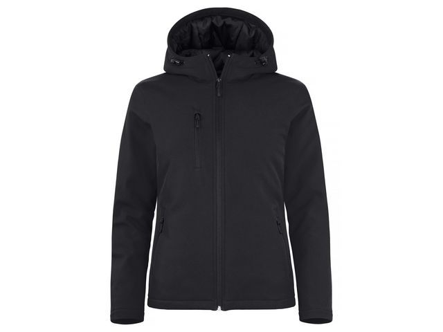 CLIQUE Softshelljacka dam svart XS | Arbetskläder - Arbetsjackor - Softshelljackor | Kontorsexperten