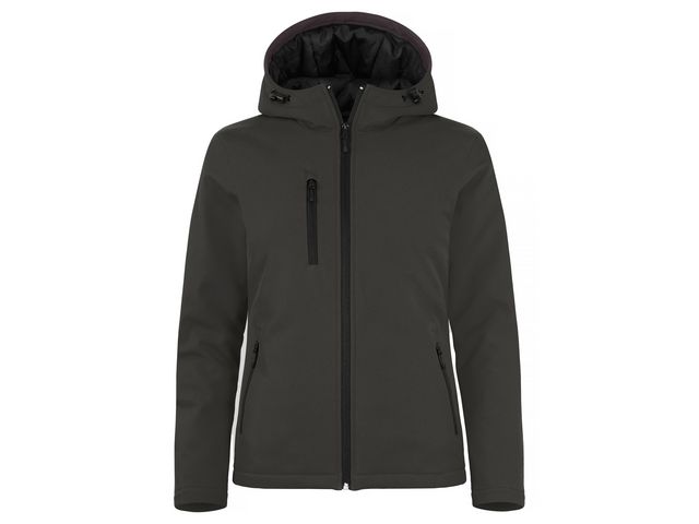 CLIQUE Softshelljacka dam mörkgrå XS | Arbetskläder - Arbetsjackor - Softshelljackor | Kontorsexperten