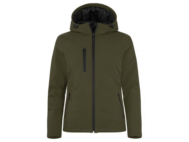 CLIQUE Softshelljacka dam dimgrön XL | Arbetskläder - Arbetsjackor - Softshelljackor | Kontorsexperten
