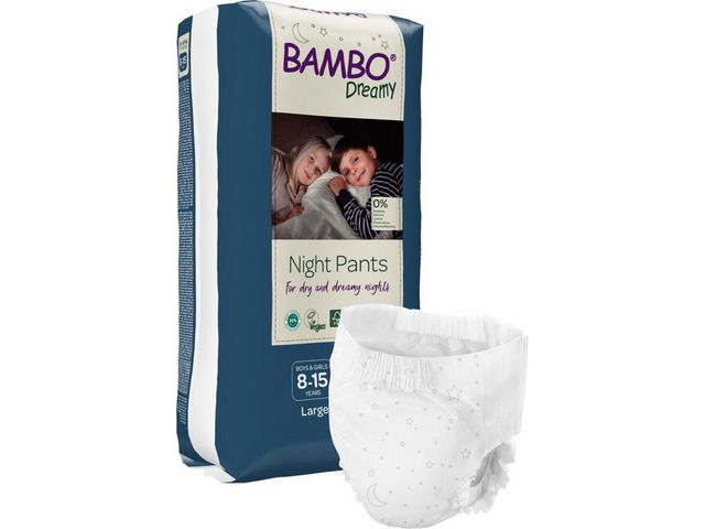 BAMBO Blöja Dreamy Night Pants L 35-50kg 10/fp | Sjukvård och omsorg - Hygien - Barnblöjor | Kontorsexperten