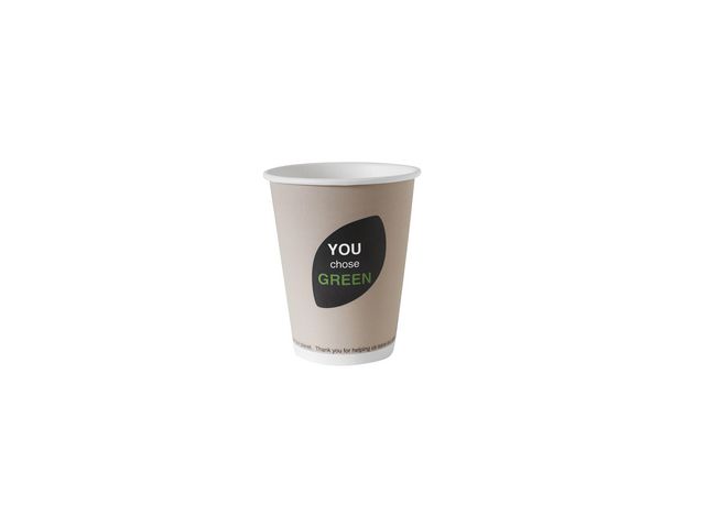 BioPak Bägare Papper 24cl 40/fp | Kök och servering - Engångsartiklar - Pappersbägare | Kontorsexperten