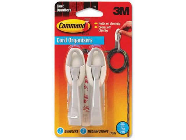 Command™ Kabelhållare 2/fp | Datorprodukter - Kablar och adaptrar - Kabelhantering | Kontorsexperten