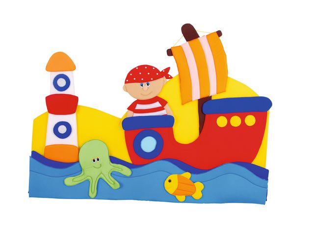 Väggdekoration skepp | Skolmöbler och inredning - Ljudabsorbenter - Vägg | Kontorsexperten