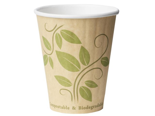 BioPak Bägare Papper 24cl 40/fp | Kök och servering - Engångsartiklar - Pappersbägare | Kontorsexperten