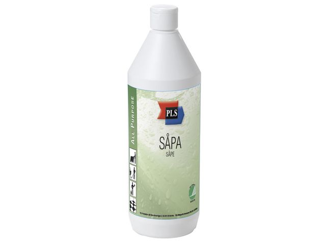 PLS Såpa Grönsåpa 1L | Städ och hygien - Rengöringsmedel - Grovrent | Kontorsexperten