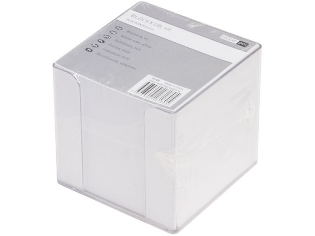 pepper pot Blockkubhåll Pepperpot 90x90mm 850 ark vit | Kontorsmaterial - Block och anteckningsböcker - Blockkuber | Kontorsexperten