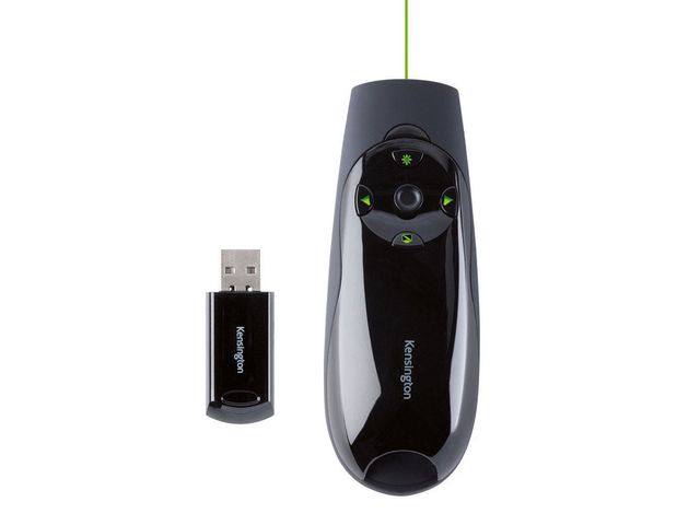 Kensington Presentatör Grön Laser | Kontorsmaskiner - Projektorer och tillbehör - Presentatörer | Kontorsexperten