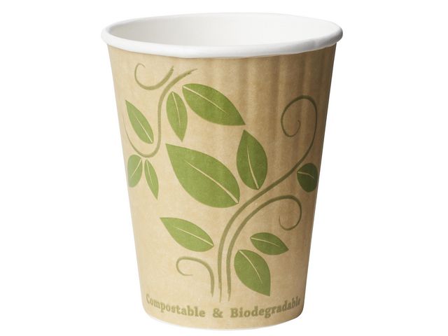 BioPak Bägare Papper 35cl 35/fp | Kök och servering - Engångsartiklar - Pappersbägare | Kontorsexperten