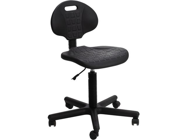 Kontorsstol, plast, svart | Skolmöbler och inredning - Stolar - Stolar och kontorsstolar | Kontorsexperten