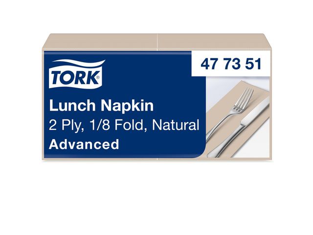 TORK Servett Lunch 2-lags natur 200/fp | Kök och servering - Servetter och dukar - Servett - 2-lagers | Kontorsexperten