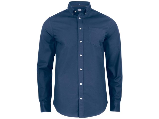CUTTER & BUCK Skjorta Hansville oxford blå M | Yrkeskläder - Skjortor och blusar - Skjortor | Kontorsexperten