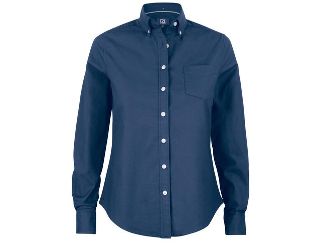 CUTTER & BUCK Skjorta Hansville dam oxford blå S | Yrkeskläder - Skjortor och blusar - Skjortor | Kontorsexperten