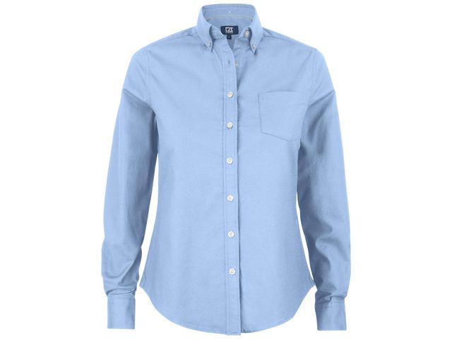 CUTTER & BUCK Skjorta Hansville dam ljusblå M | Yrkeskläder - Skjortor och blusar - Skjortor | Kontorsexperten