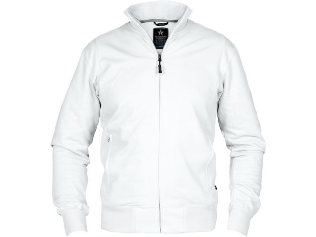 TEXSTAR Sweatjacka HC04 vit XS | Arbetskläder - Arbetströjor - Sweatshirts och koftor | Kontorsexperten