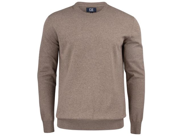 CUTTER & BUCK Tröja Oakville nougatmelange 4XL | Yrkeskläder - Uniform - Stickat | Kontorsexperten