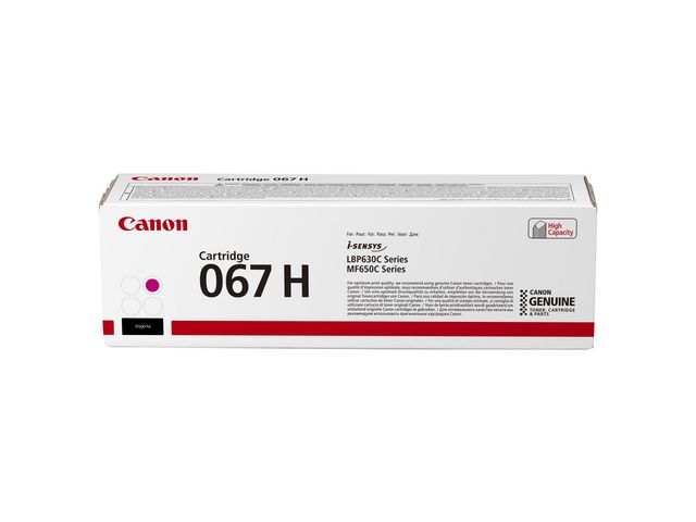 Canon Toner 067H 2,35K magenta | Toner och bläck - Tonerkassetter - Toner Canon | Kontorsexperten