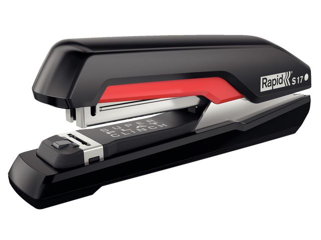 RAPID Häftapparat S17 SFC 30 svart/röd | Kontorsmaterial - Till skrivbordet - Häftapparater - Manuella | Kontorsexperten